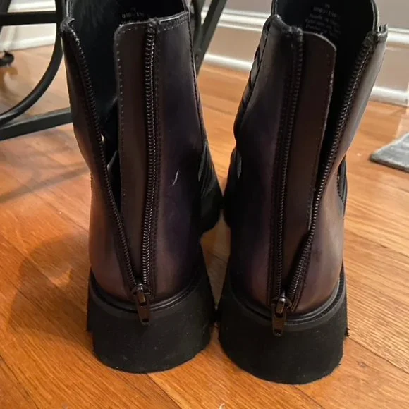Free People Hydra Huarache Lug Boots NWOT - Picture 3 of 7